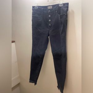Madewell high rise skinny button fly size 31